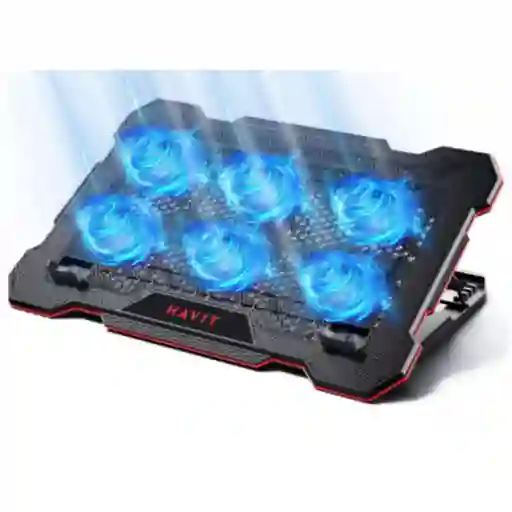 Base Refrigerante Gamer 6 Ventiladores Havit F2071se