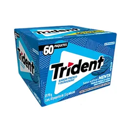 Chicle Trident X60und Menta