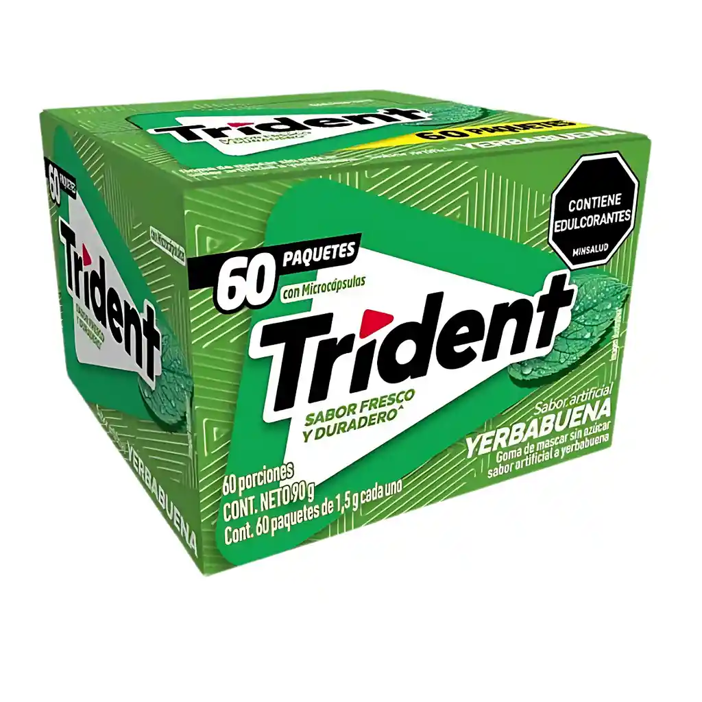 Chicle Trident X60und Yerbabuena