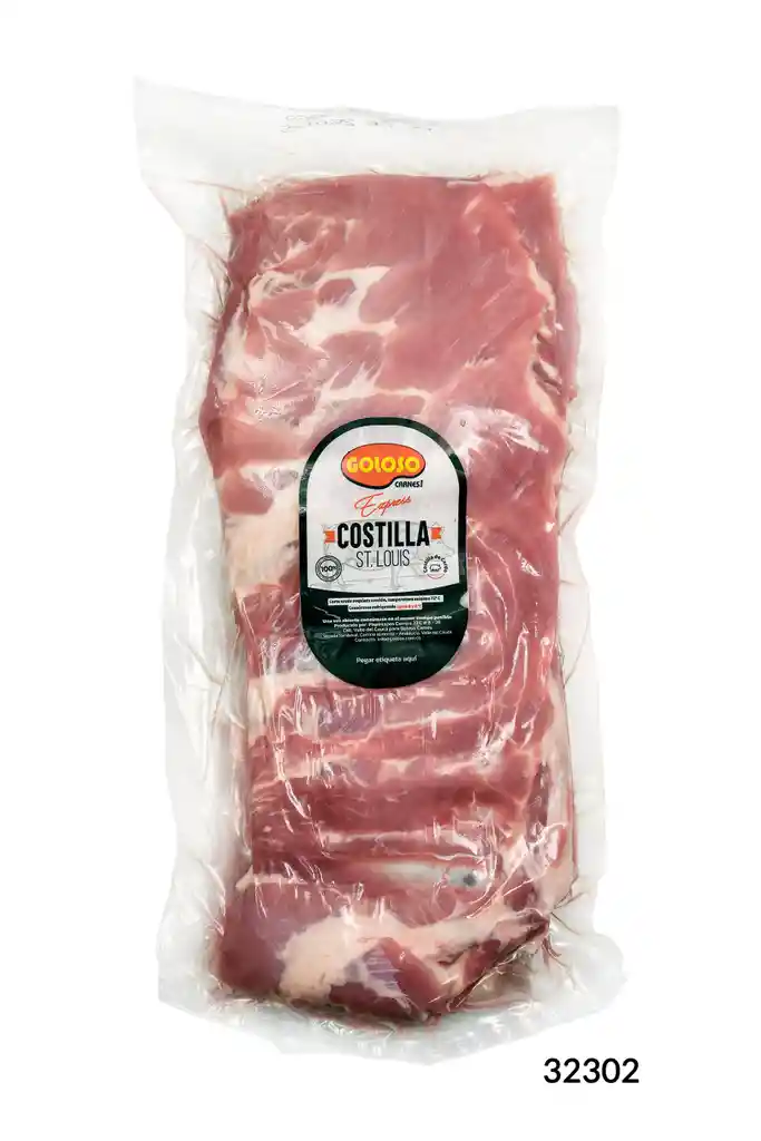 Goloso Parrilla Costilla St. Louis De Cerdo