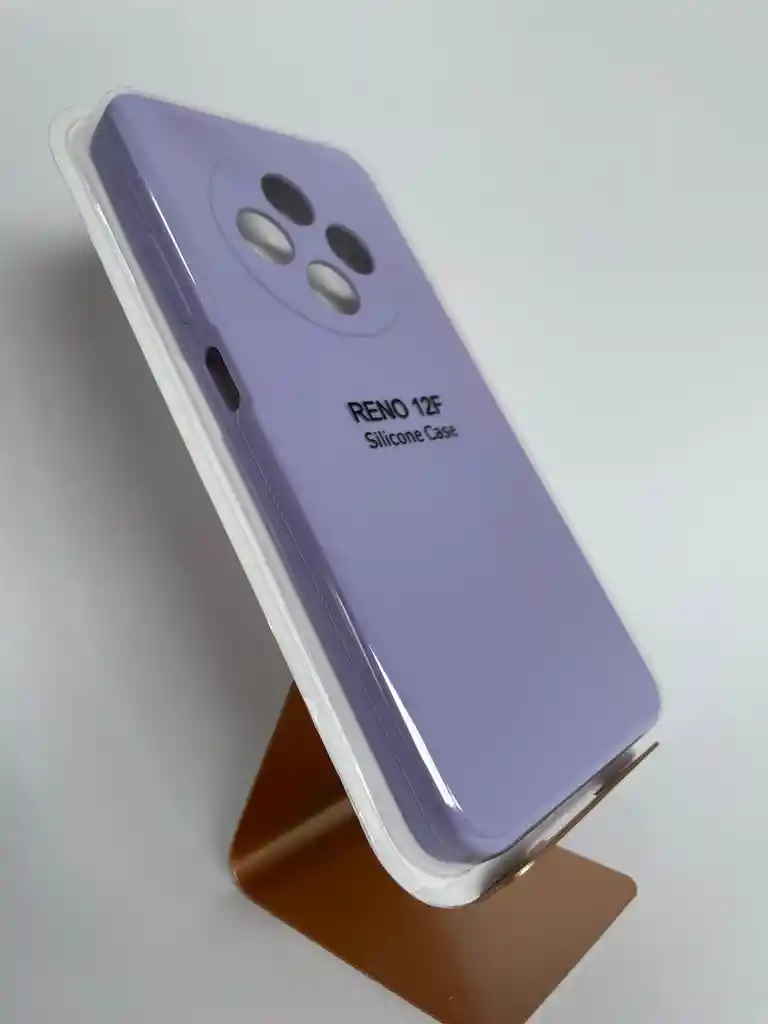 Silicon Case Oppo Reno 12f Lila