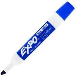 Marcador Borrable Azul Expo