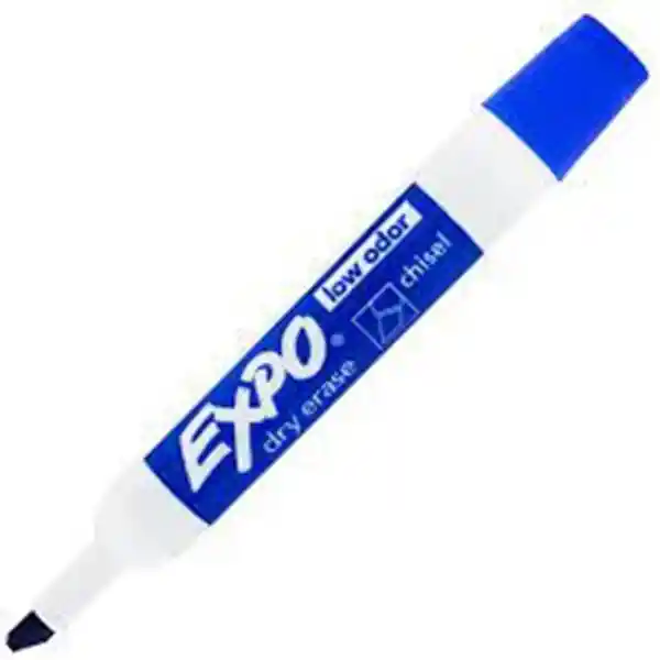 Marcador Borrable Azul Expo