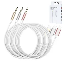 Cable Adaptador Tipo C A Plug 3,5 Macho 1 Metro De Largo