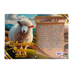 Calendario Salmos 2025 De Pared Horizontal