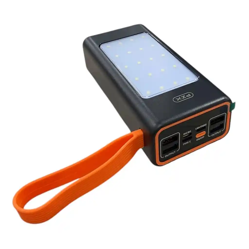 Power Bank 30.000mah Carga Rápida 22.5w Con Linterna Pzx V88