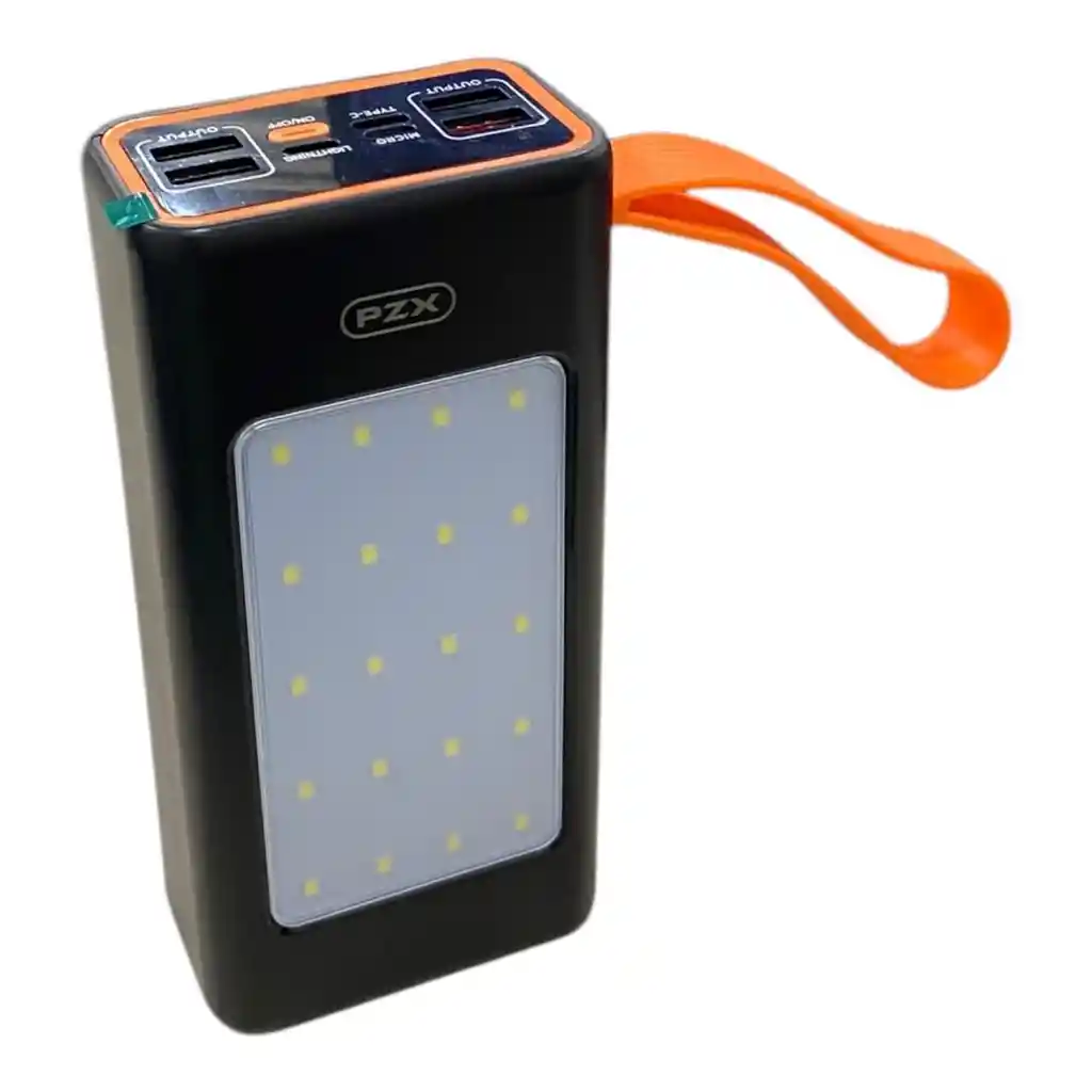 Power Bank 30.000mah Carga Rápida 22.5w Con Linterna Pzx V88