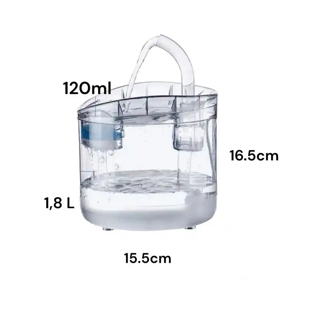 Bebedero De Agua Automatico Para Mascotas Con Sensor Wf060