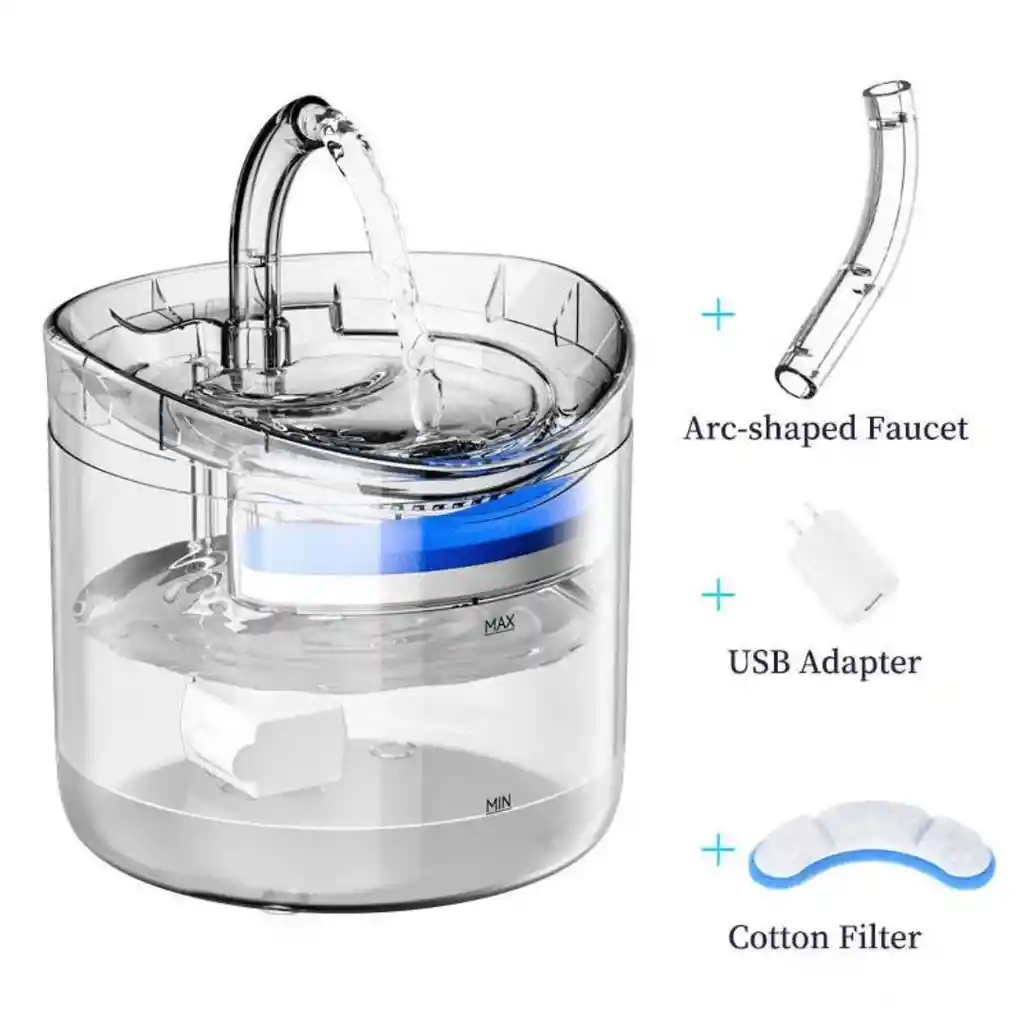 Bebedero De Agua Automatico Para Mascotas Con Sensor Wf060