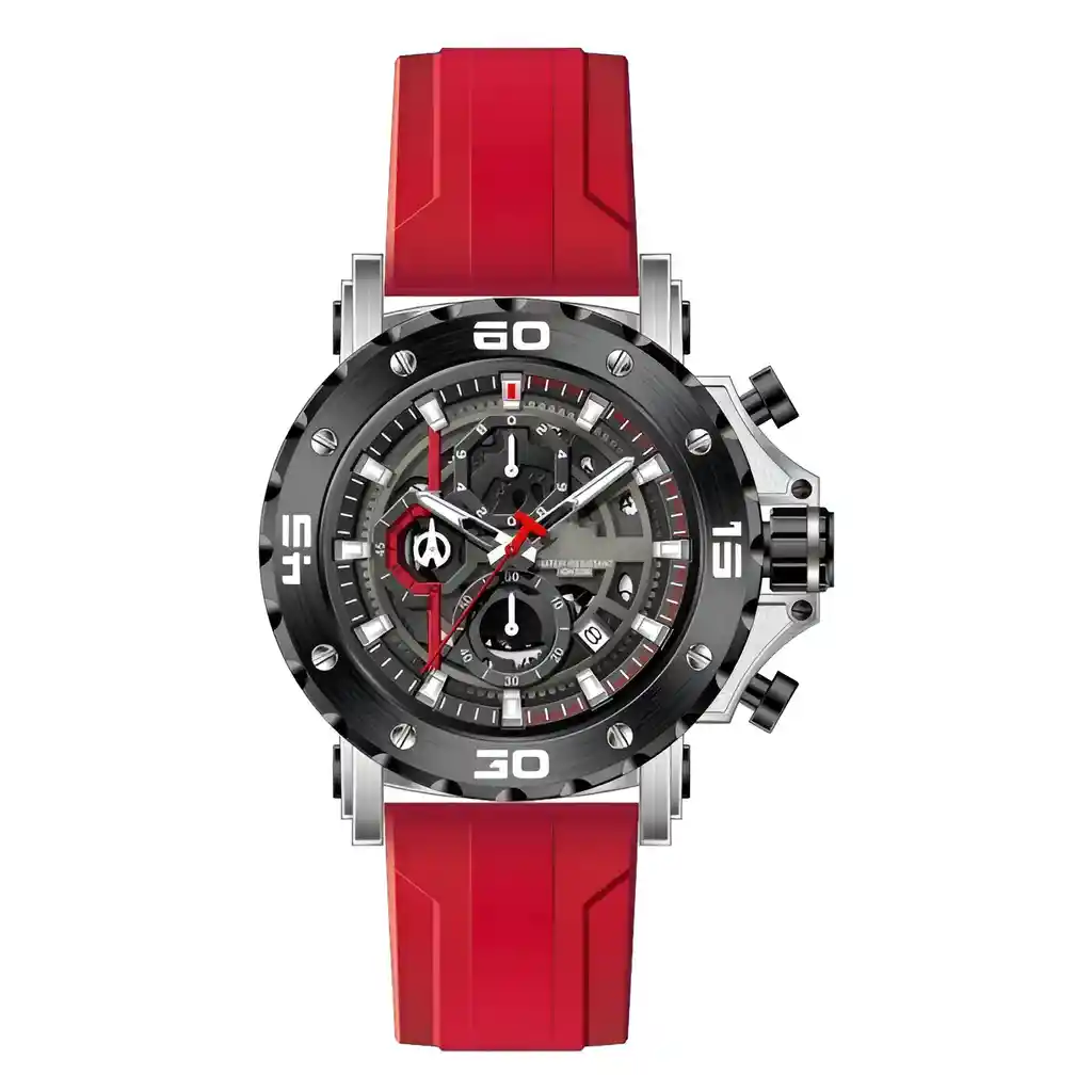 Reloj G-force H3959g Cronografo Funcional Goma + Estuche