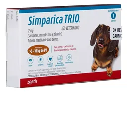 Simparica Antiparasitario 5-10k