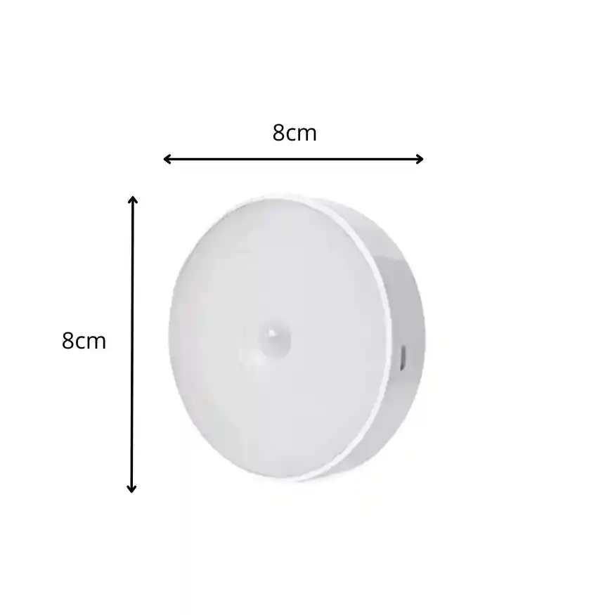Lampara Luz Led Recargable Apagado Automático Usb