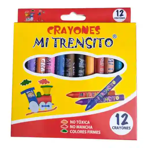 Crayones Trensito *12 Und