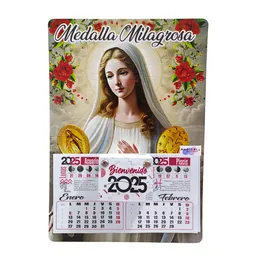 Calendario Almanaque Medalla Milagrosa 2025