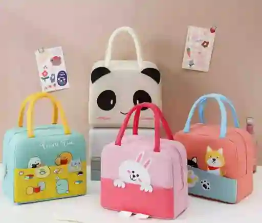 Lonchera Kawaii Lindo Bolsa De Almuerzo Reutilizable