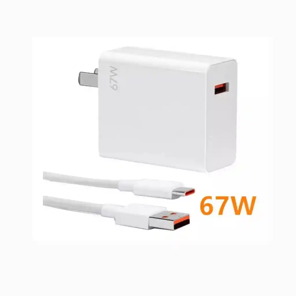 Cargador 67w Carga Ultra Rápida 5.9 Amp Usb Tipo C Naisu W67