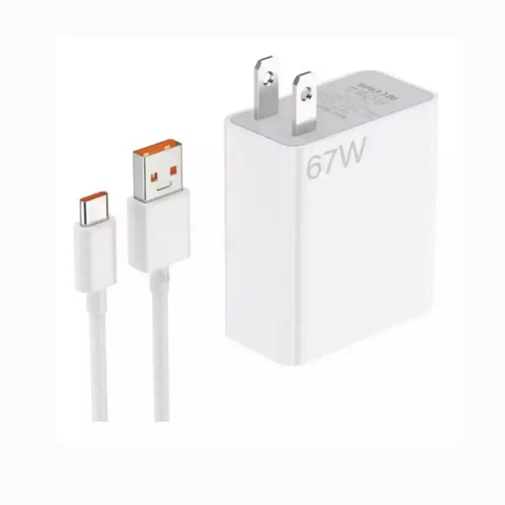 Cargador 67w Carga Ultra Rápida 5.9 Amp Usb Tipo C Naisu W67