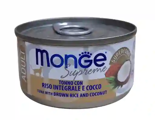 Monge Adult – Atún Con Arroz Integral Y Coco 80 Gr