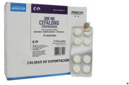 Cefalong 500 Mg – Blíster X 8 Comprimidos