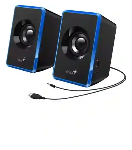 Parlantes Portatil Genius Sp-u125 Usb Azul