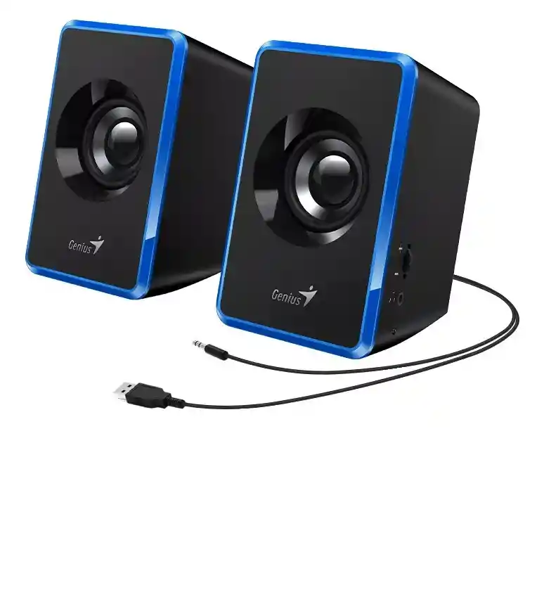 Parlantes Portatil Genius Sp-u125 Usb Azul
