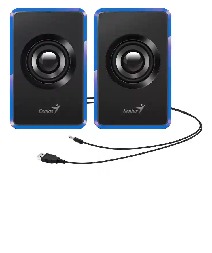 Parlantes Portatil Genius Sp-u125 Usb Azul