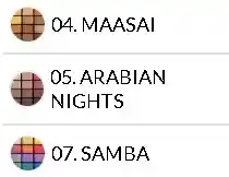 Samy Paleta De Sombras X12 9.5g (especificar Tono En Pedido)