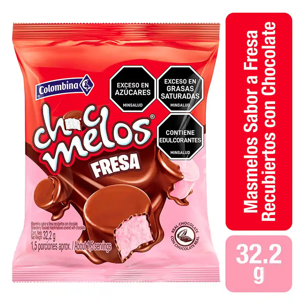 Chocmelos Snack Fresa (24bs/1/32,2g)