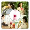 Vaso Licuadora Portátil Recargable 420ml Y 6 Aspas/ Rosado