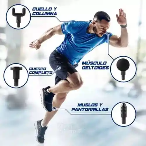 Masajeador Muscular Eléctrico Massage Gun Calor Frio