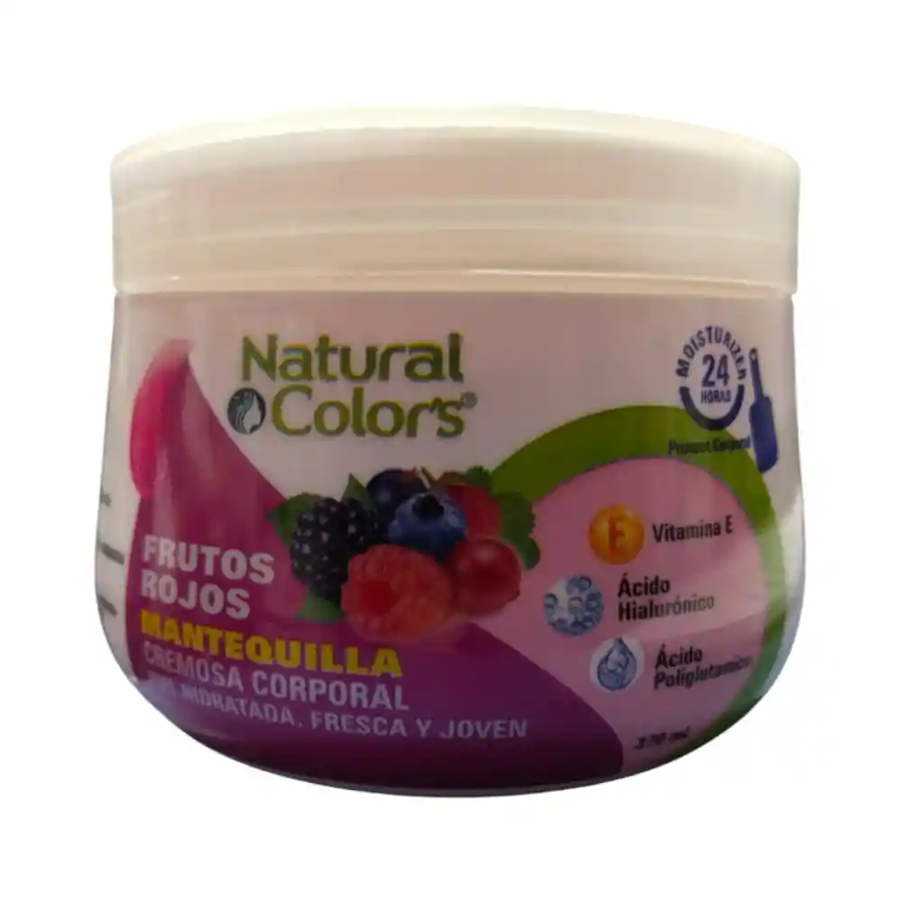 Natural Colors Frutos Rojos Mantequilla Corporal 370ml