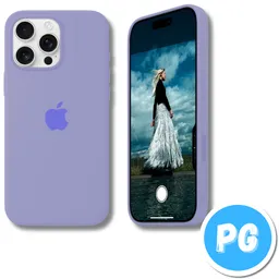 Estuche Silicona Lila Para Iphone 16 Pro