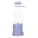 Vaso Licuadora Portátil Recargable 420ml Y 6 Aspas/ Lila