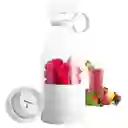 Vaso Licuadora Portátil Recargable 420ml Y 6 Aspas/ Blanco