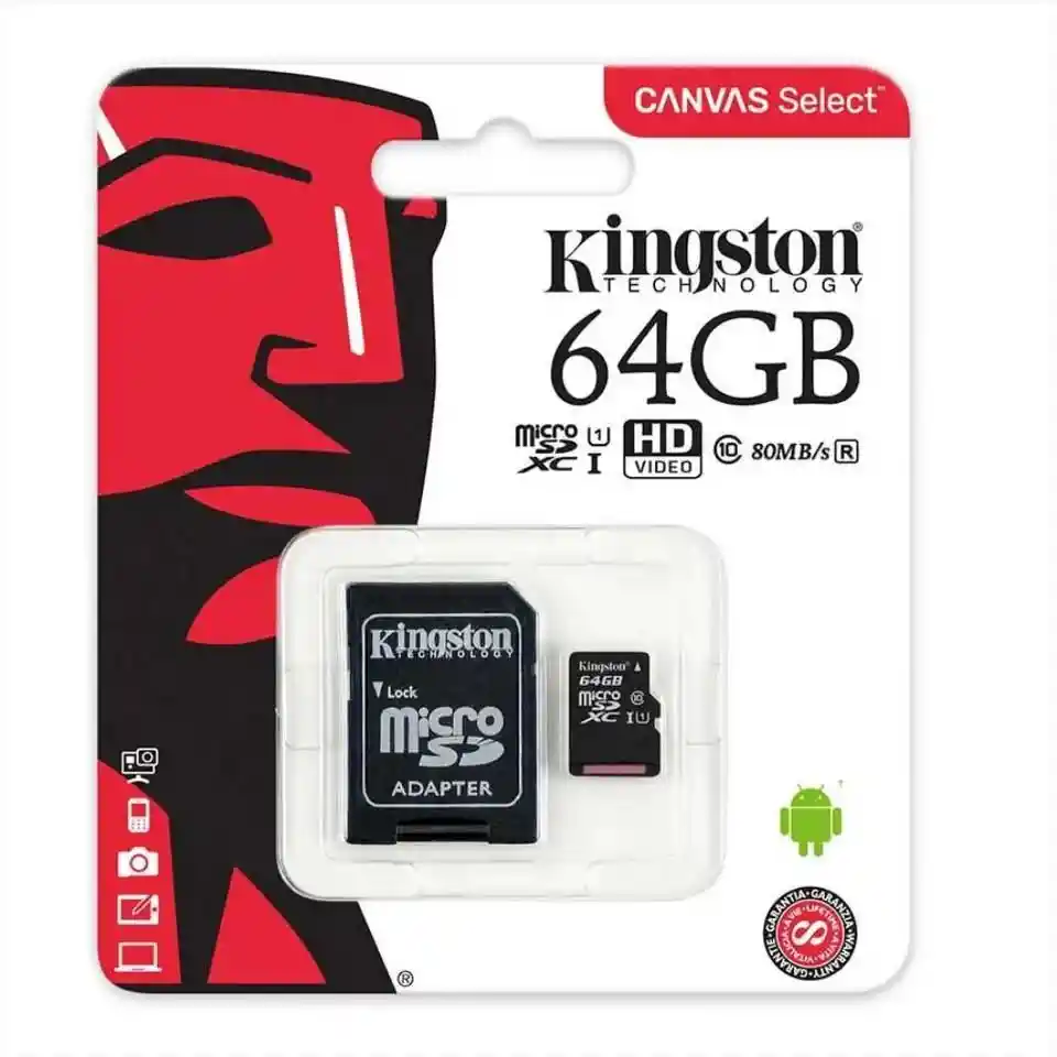 Micro Sd Kingston 64 Gb