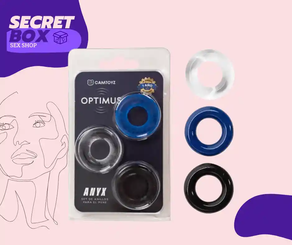 Set De Anillos Anyx: Potencia Y Resistencia X3