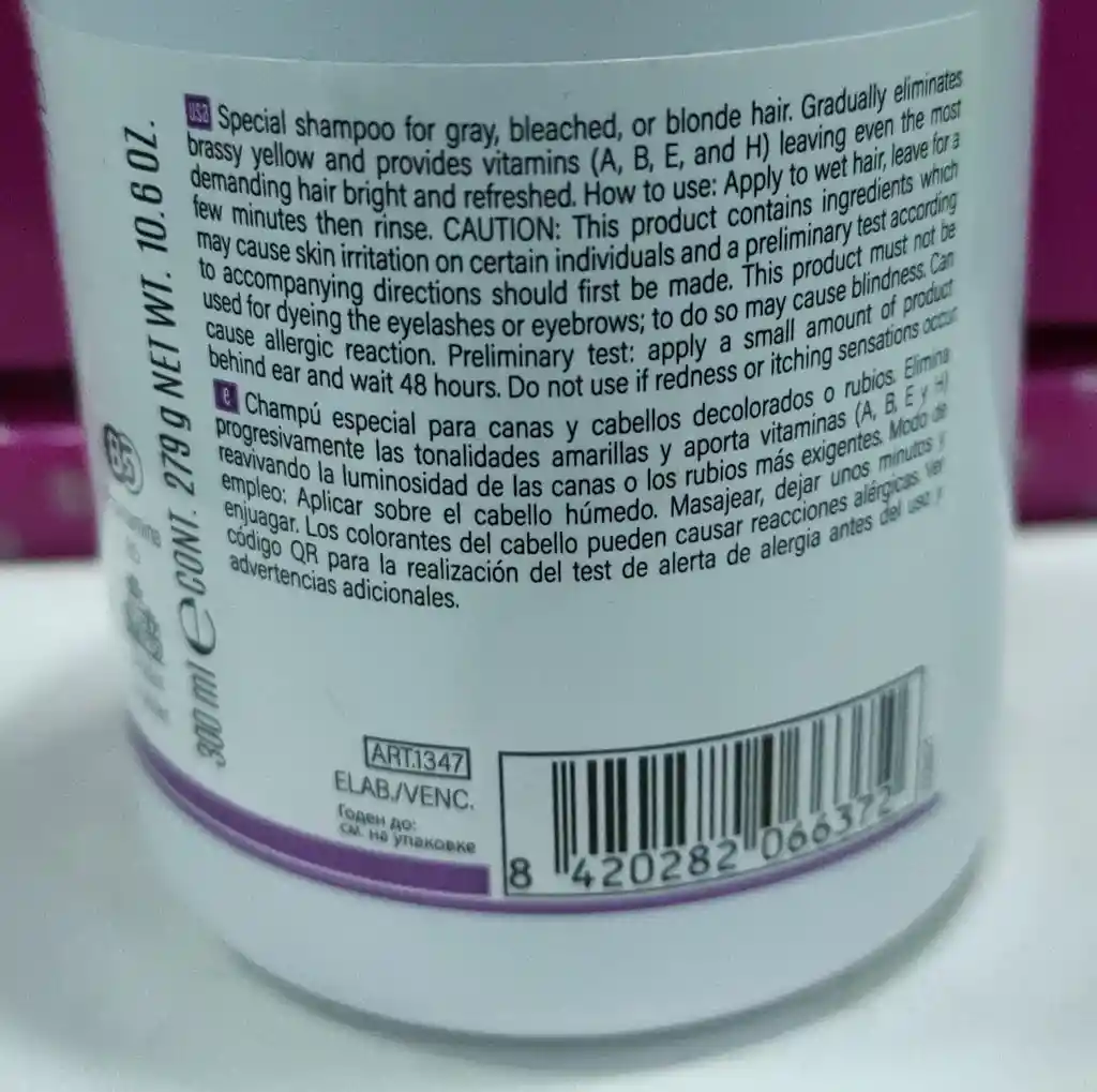 Shampoo Salerm Cabelllos Blancos 300 Ml