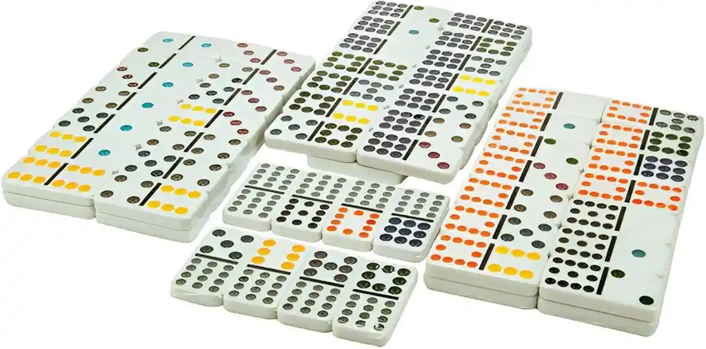Domino Metálico Premium 12 Piezas Juego De Mesa Clásico
