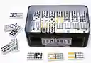 Domino Metálico Premium 12 Piezas Juego De Mesa Clásico
