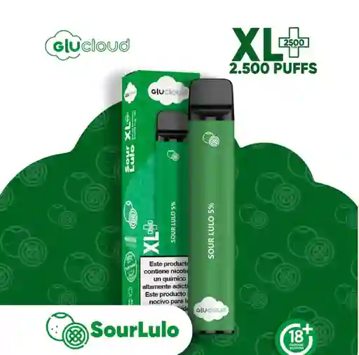 Vape Glucloud Xl Sour Lulo 2500 Puffs