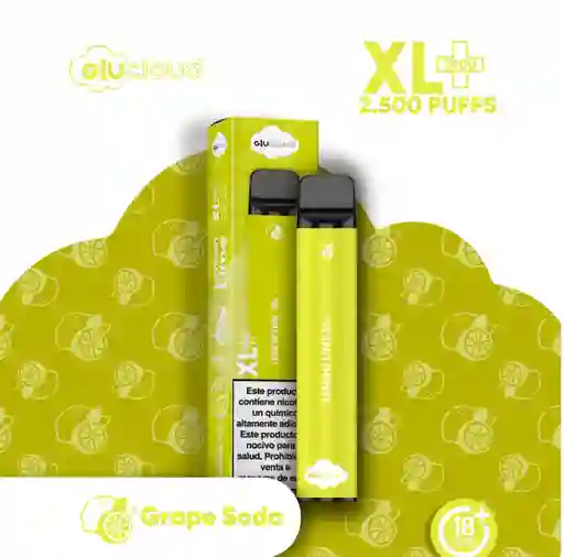 Vape Glucloud Xl Lemon Lime 2500 Puffs