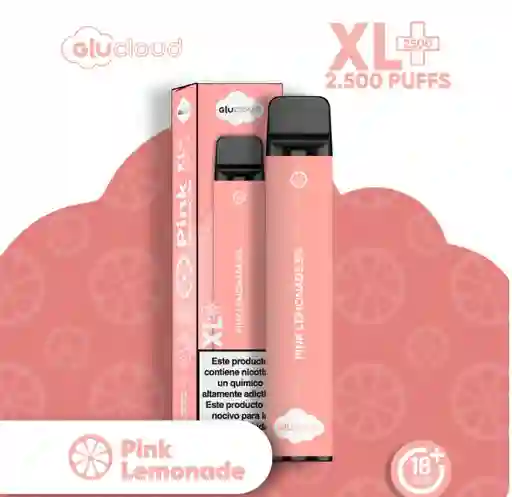 Vape Glucloud Xl Pink Lemonade 2500 Puffs