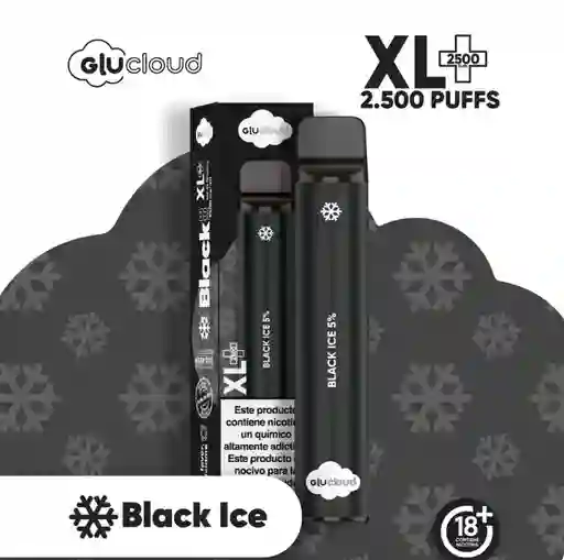 Vape Glucloud Xl Black Ice 2500 Puffs