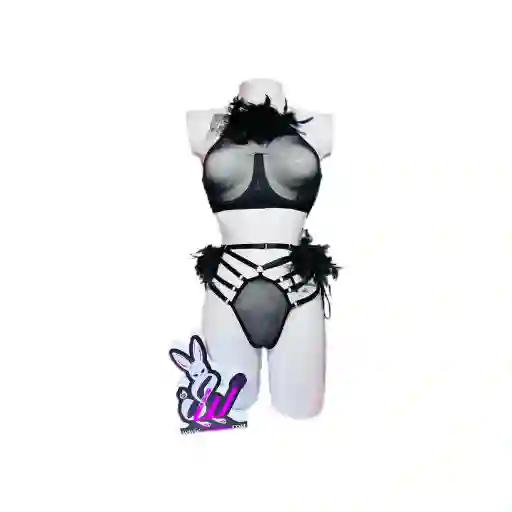 Set Negro Alas