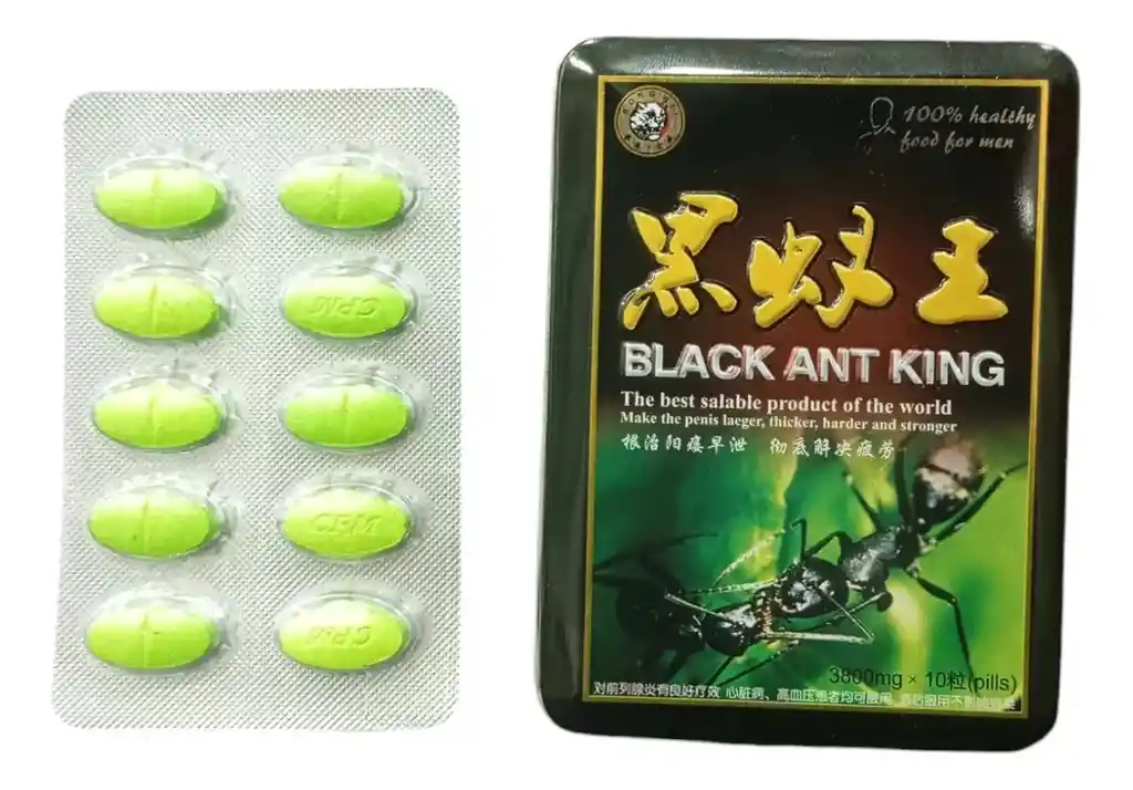 Hormiga Negra X 1 Unidad Potenciador Sexual Masculino Black Ant King