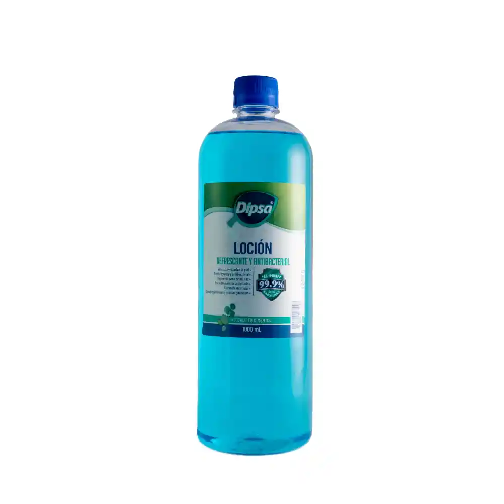 Locion Refrescante Y Antibacterial - Dipsa X1000 Ml