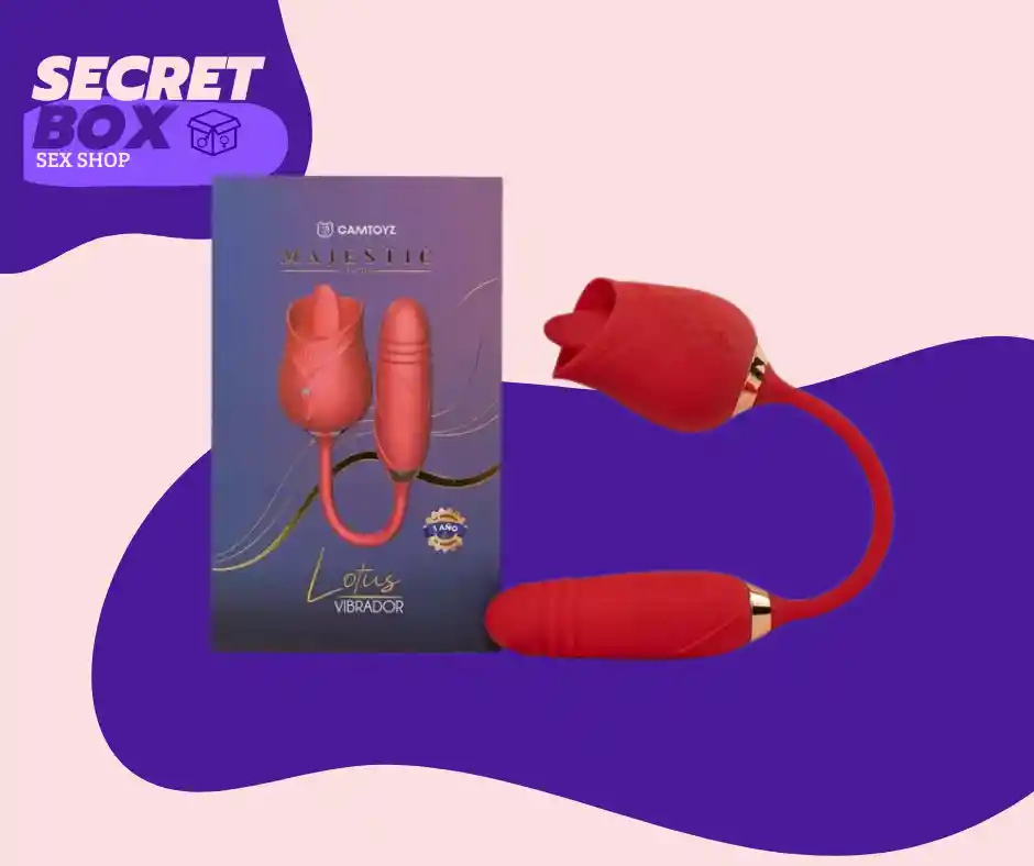 Vibrador Con Bala Lotus Rojo 🌹