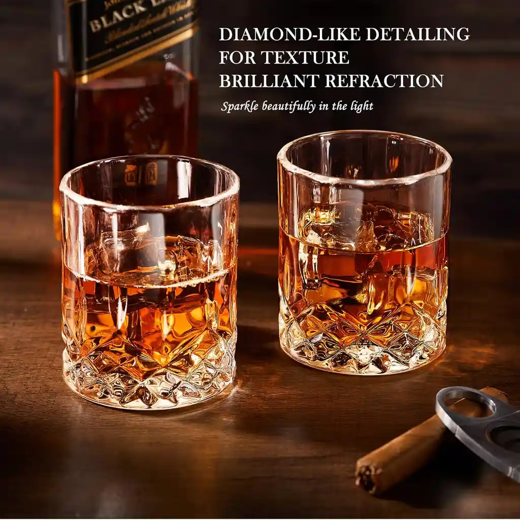 Licorera Whisky Cognac Vino Decantador 4 Vasos Hielos Estilo