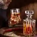 Licorera Whisky Cognac Vino Decantador 4 Vasos Hielos Estilo
