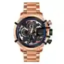 Reloj G-force H3911g Cronografo Funcional Acero + Estuche